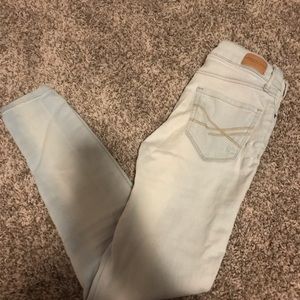 aeropostale light wash jeggings,